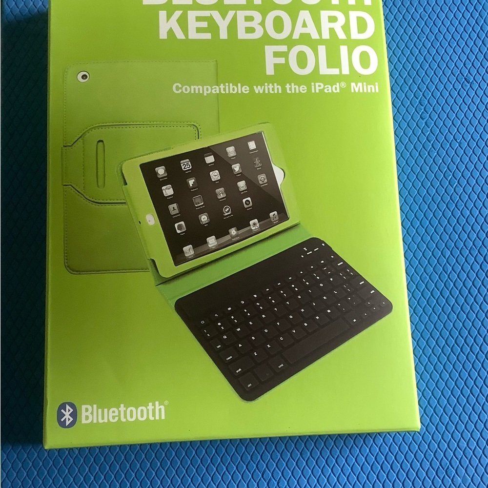 VIBE BLUETOOTH KEYBOARD FOLIO-COMPAT. W/IPAD MINI-BRAND NEW!
